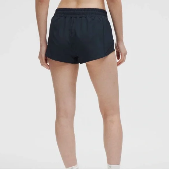 Lululemon Athletica Navy LR 2.5 Hotty Hot Shorts - Picture 2 of 7